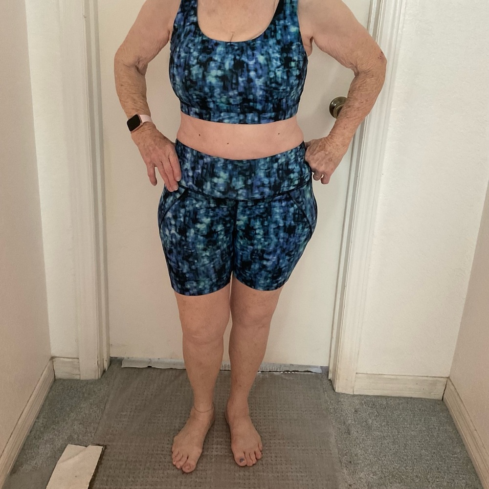RBX Blue and Black Women's Activewear Set